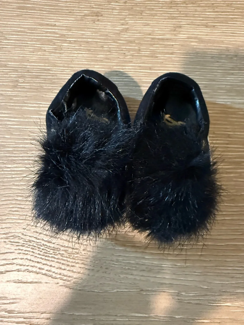 Sam Edelman Black Baby Sneakers with Poof, 6 Months